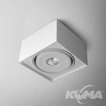 Squares mini 111x1 QRLED lampa sufitowa 11W LED 3000K 31° 230V biała
